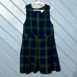 Land's End Blue and Green Sleeveless Sundress